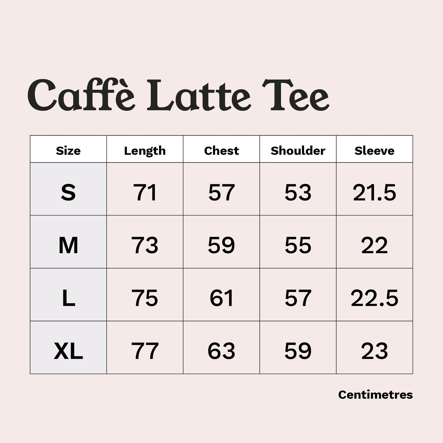 Caffè Latte Tee