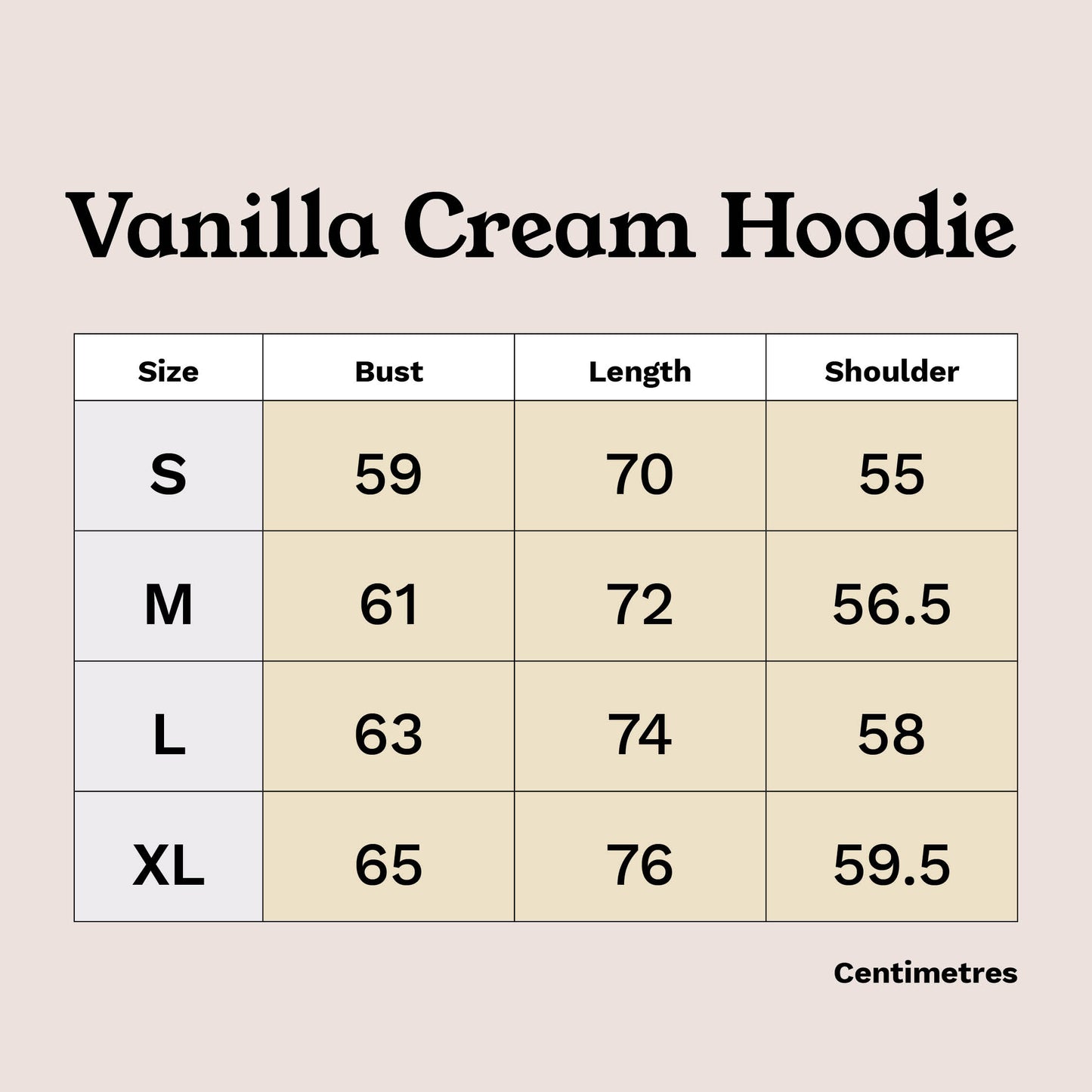 Vanilla Cream Hoodie