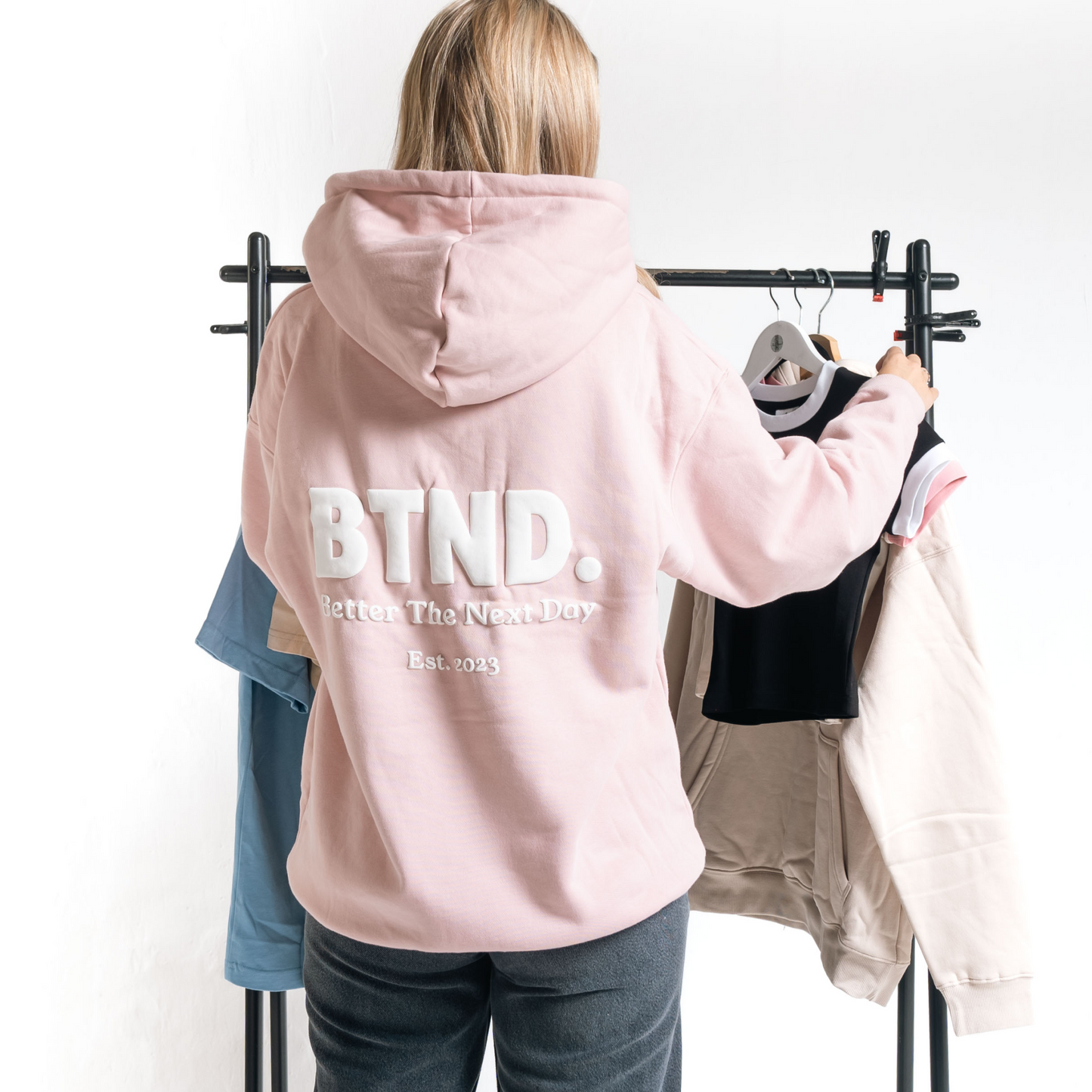 Pink Marshmallow Hoodie