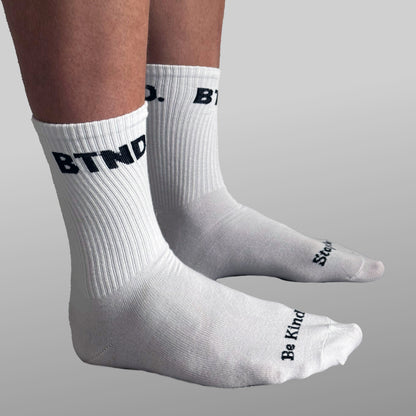 White Athleisure Socks